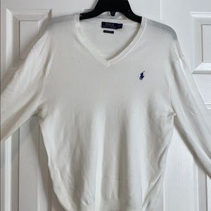 Polo sweater v-neck